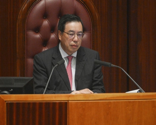 立法會主席梁君彥強調自己按議事規則辦事。黃偉強攝