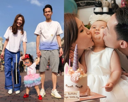 吳若希月前安排行程慶祝囡囡生日。