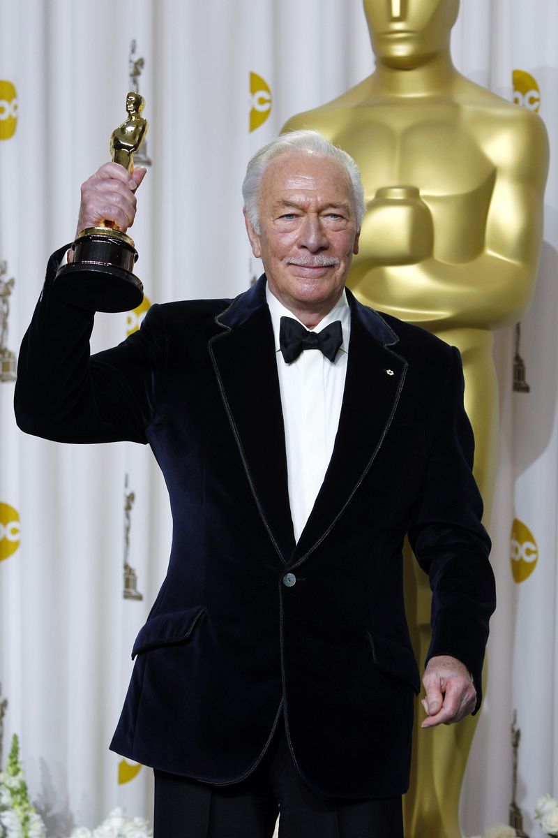 基斯杜化龐2012年以82歲高齡奪得奧斯卡最佳男配角獎項。AP