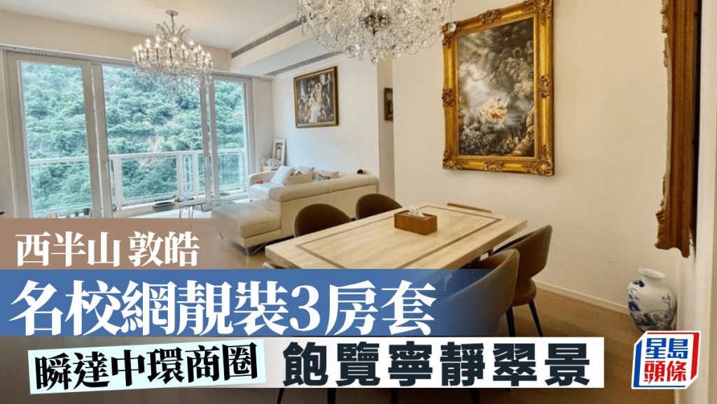 西半山敦皓 名校網靚裝3房套｜睇樓王
