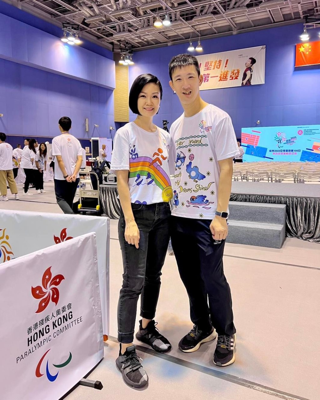司儀工作不斷，最近為「香港殘奧日2023」做司儀，巧還蘇樺偉。