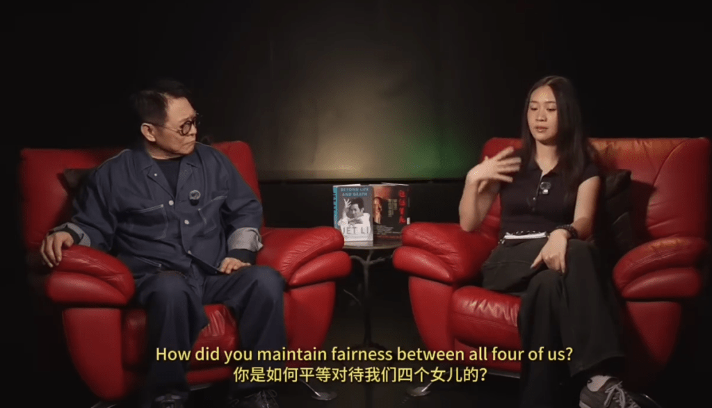 李連杰近日接受Jada訪問，罕有提及前妻和兩位大女兒。