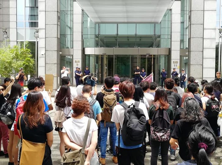「在台香港學生及畢業生逃犯條例關注組」FB圖片