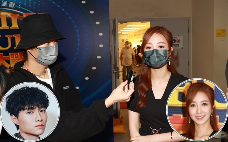 胡鴻鈞見何依婷病,受訪時企到好開。