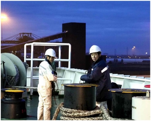 「天健」輪靠港。網上圖片