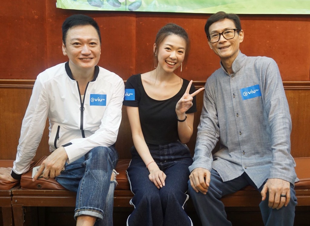 Angelababy師妹劉沛蘅有份拍這劇,與秋官和陶大宇合作,主動請求前輩合照。