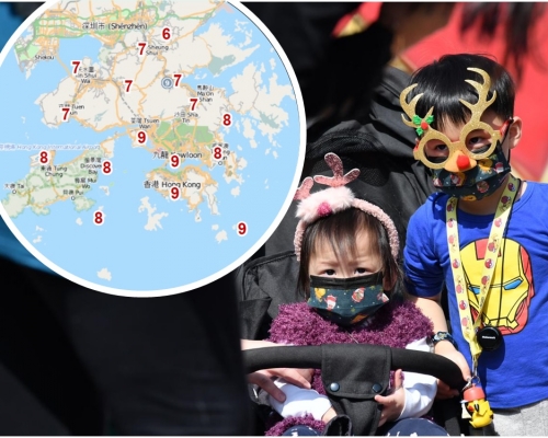 下周四當日早上7時,預測打鼓嶺只有6度。資料圖片(小圖為天文台截圖)