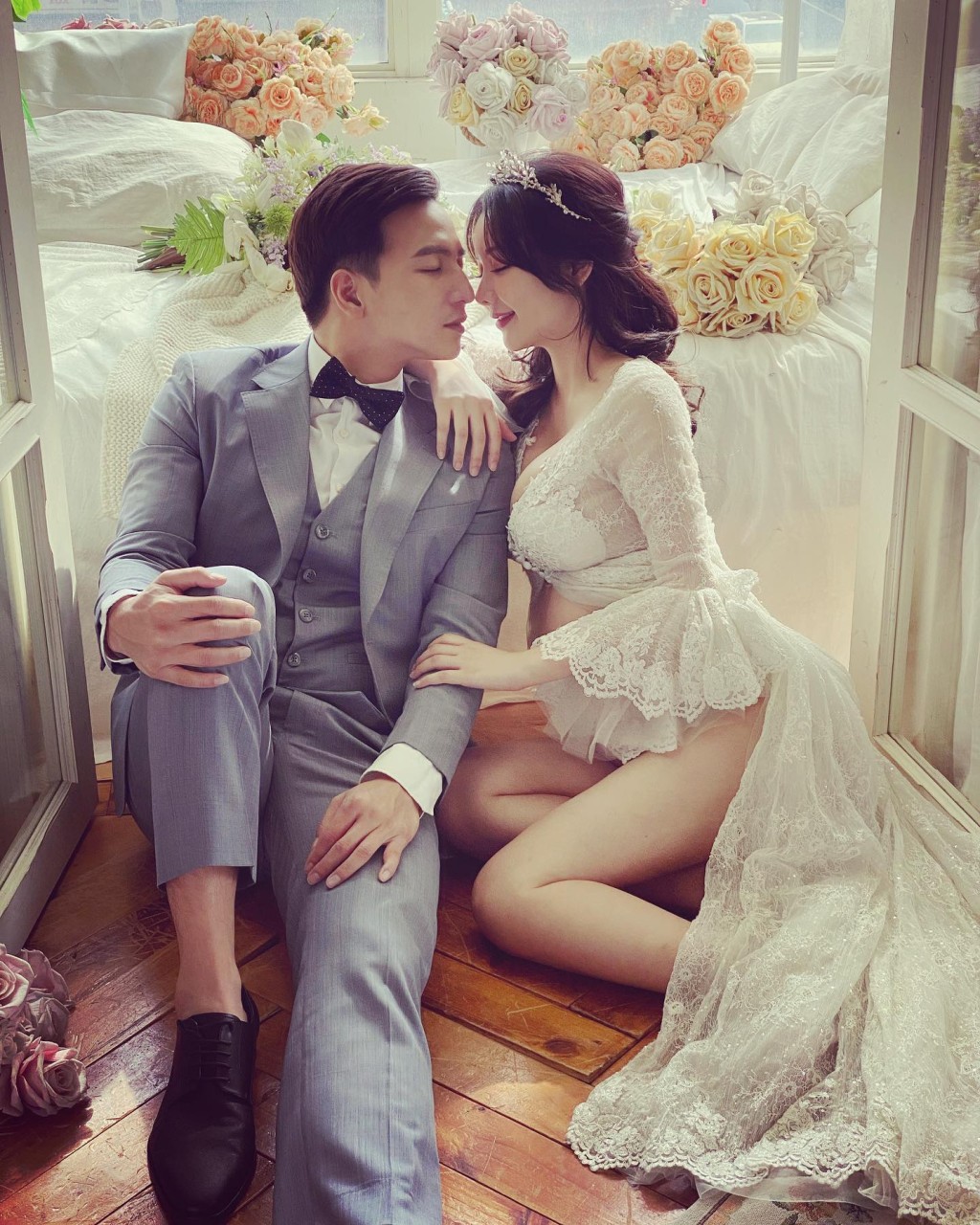 小煜話辛苦晒老婆。