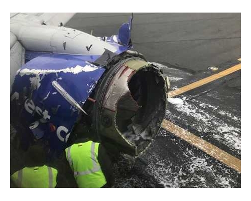 調查人員初步調查認為，葉片斷裂處有金屬疲勞的跡象。AP