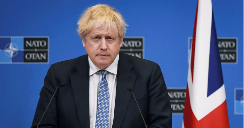 英國首相約翰遜。AP圖片