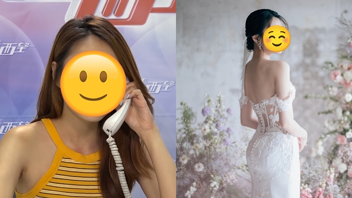 前「東張女神」阮嘉敏再晒性感婚照嫌不完美期待有下次。