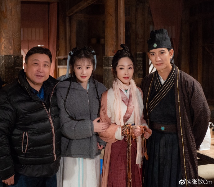 張敏與王晶重逢外，也開心跟雲千千、蒲巴甲兩位年輕演員合作。