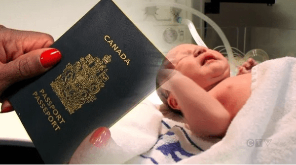 只要加籍父母在加國境內實際居住至少1095天，其國外出生的子女就會被自動賦予加拿大公民身份。