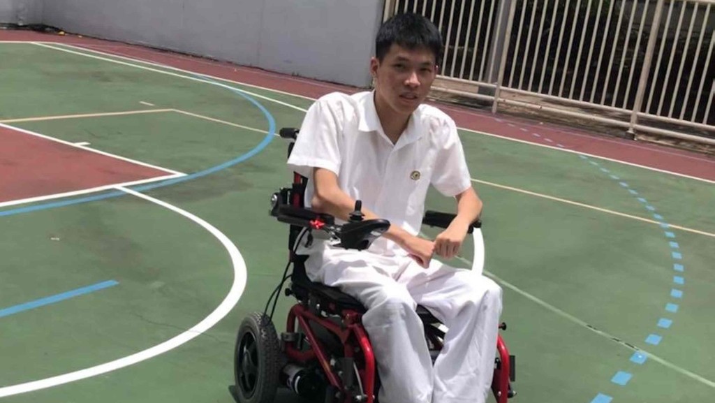 邱梓霖前年取得最佳五科25分佳績成功入讀科大。資料圖片