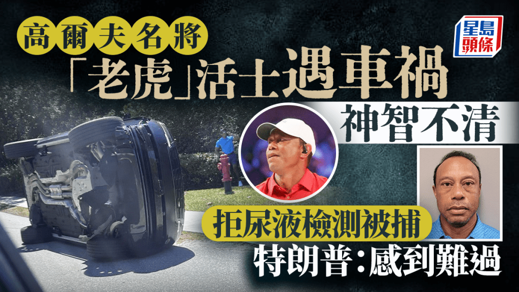 老虎活士涉酒駕或藥駕被捕 憔悴監獄照曝光 特朗普：感到難過