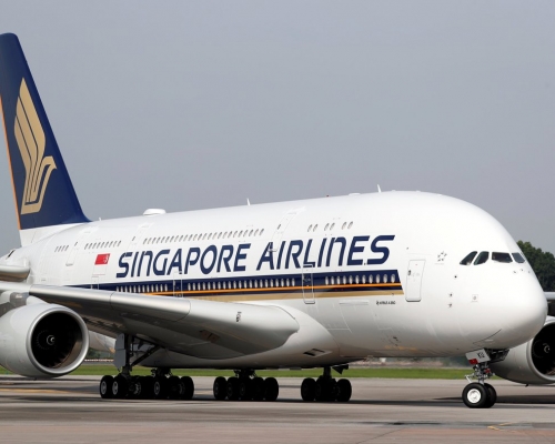 新加坡航空公司一架從印度孟買往返新加坡的客機收到炸彈威脅。　網上圖片