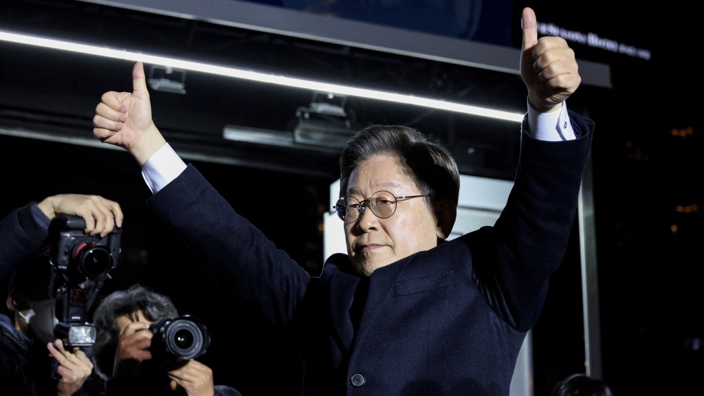 南韩共同民主党党魁李在明曾参选总统。 路透社