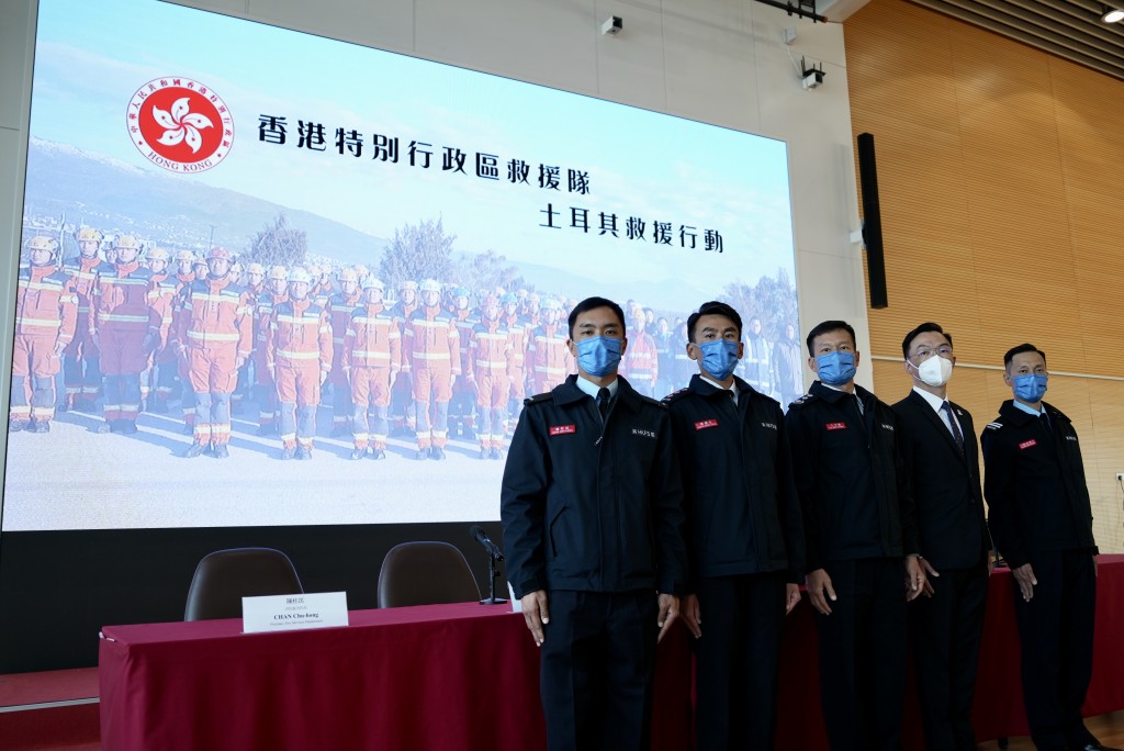 今次是特區救援隊首次與中國國家救援隊合作。蘇正謙攝