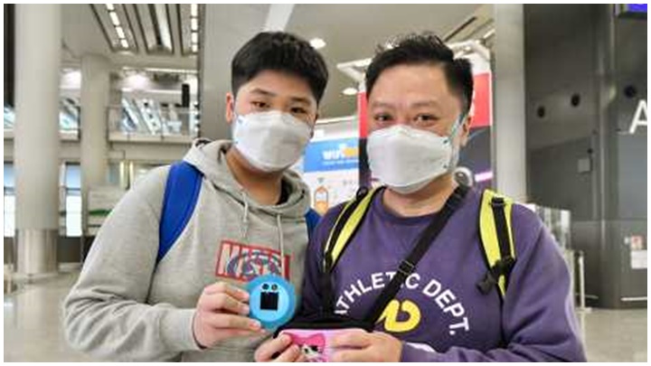 蔡先生一家三口到日本遊玩,以每日28元的價錢租用7日Wi-Fi蛋,費用196元。盧江球攝