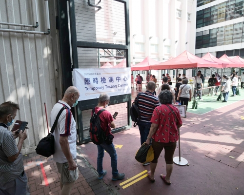 4所臨時檢測中心累計合共為16 802人採樣作檢測。

