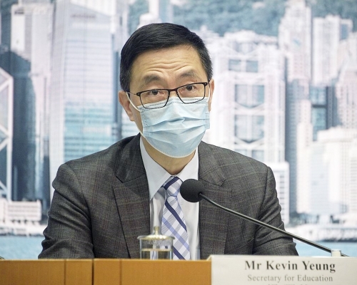 楊潤雄指,現時無計劃將國民教育獨立成科。資料圖片
