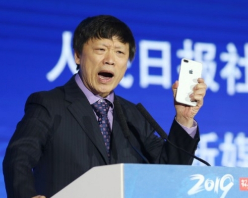《環球時報》總編輯胡錫進。網上圖片