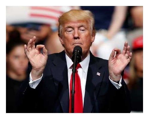 美國總統特朗普。AP