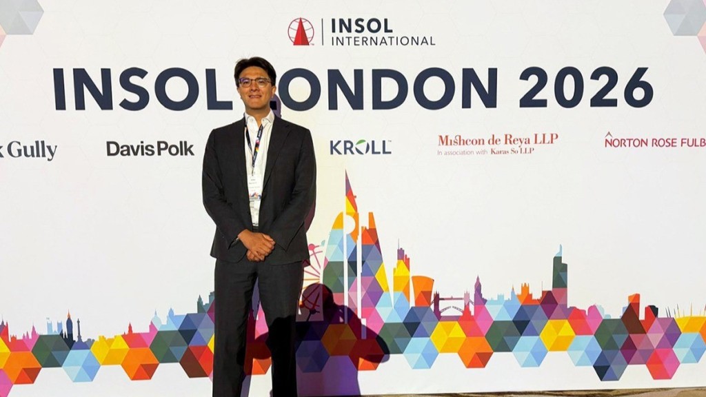 香港大律師公會主席毛樂禮資深大律師赴倫敦出席國際破產執業者組織年度會議。