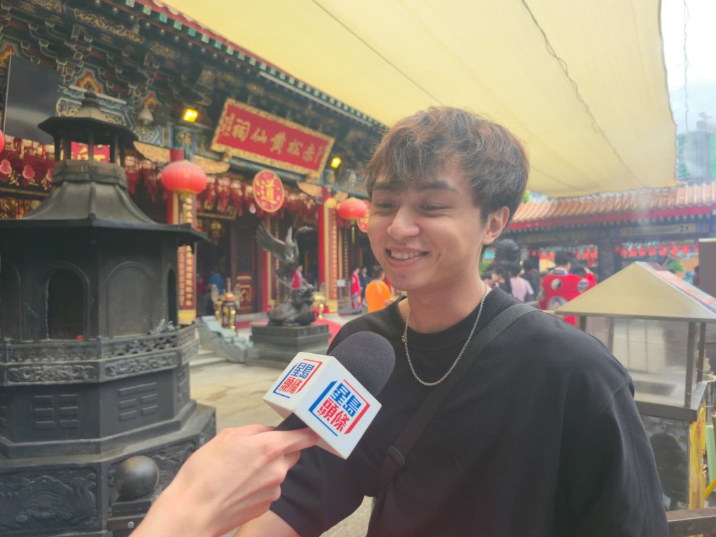 善信劉先生稱,今次在家人鼓勵下決定參加上契儀式。 善信劉先生稱,今次在家人鼓勵下決定參加上契儀式。