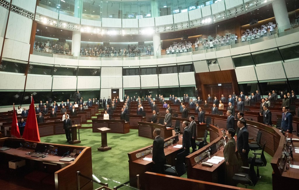 新一屆立法會議員今日（1日）在行政長官李家超監誓下宣誓就任。陳國基FB圖片