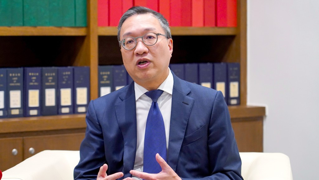 律政司司長林定國明日（19日）啓程前赴北京。資料圖片