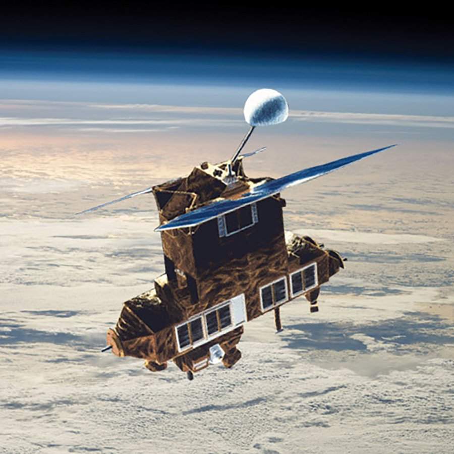 ERBS這個重 5,400 磅（約 2,450 公斤）的衛星已墜入阿拉斯加附近海域。NASA