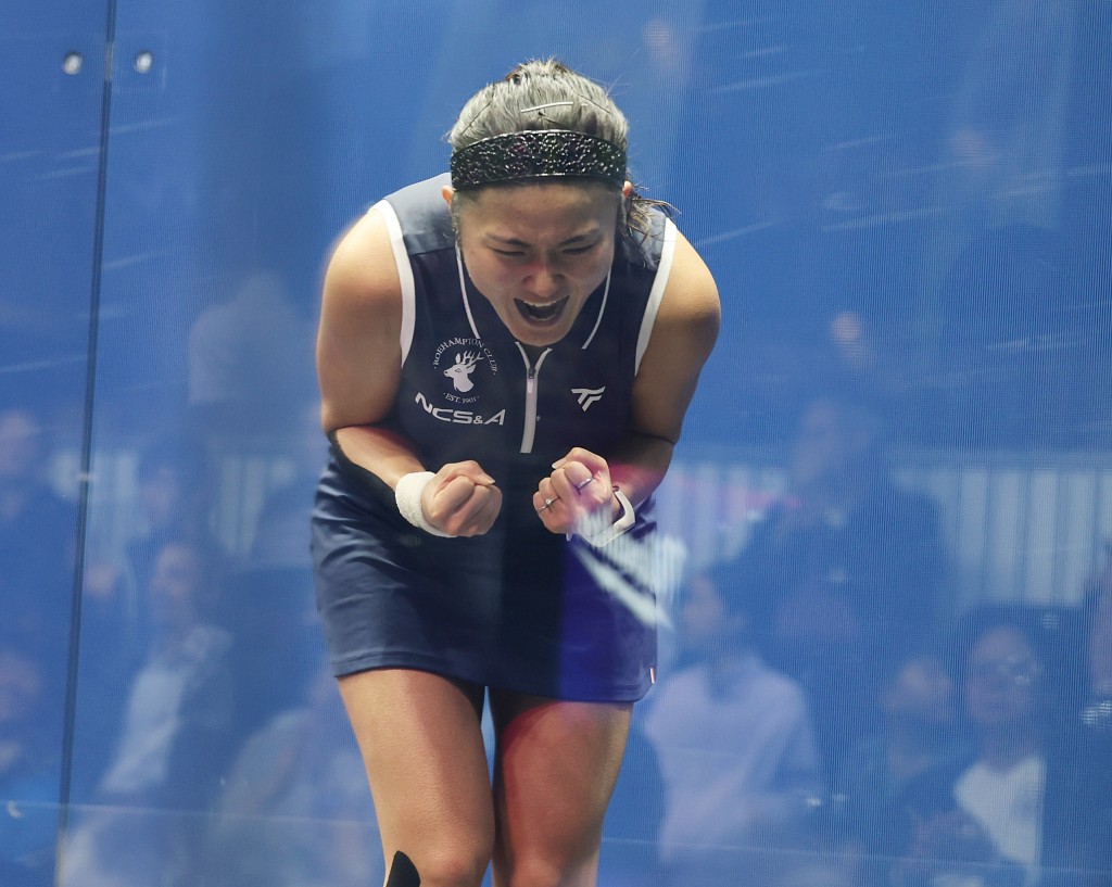 激戰下勝出的渡邊，賽後肉緊大喊出來。徐嘉華攝