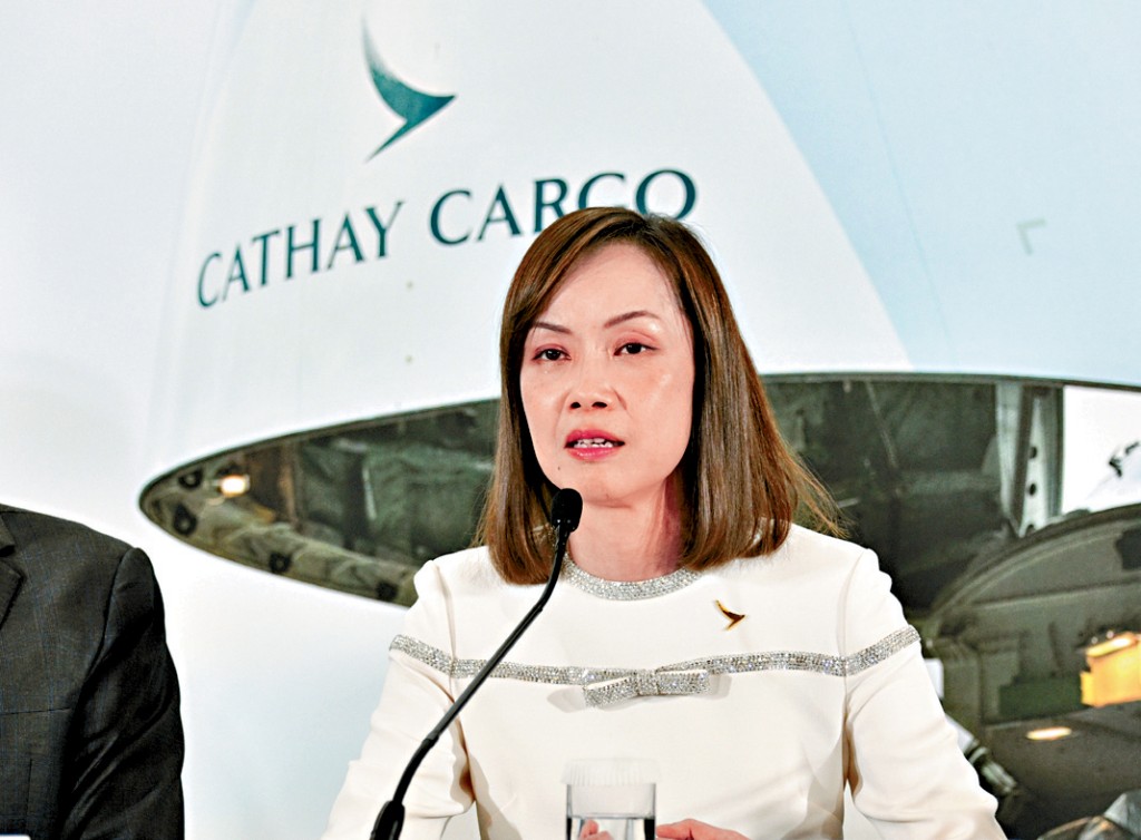 國泰航空顧客及商務總裁劉凱詩表示,下半年業績表現理想。