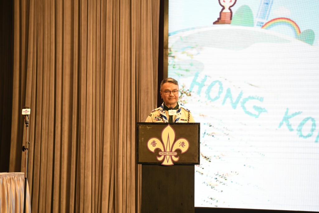 香港童軍總會香港總監黎偉生。楊偉亨攝