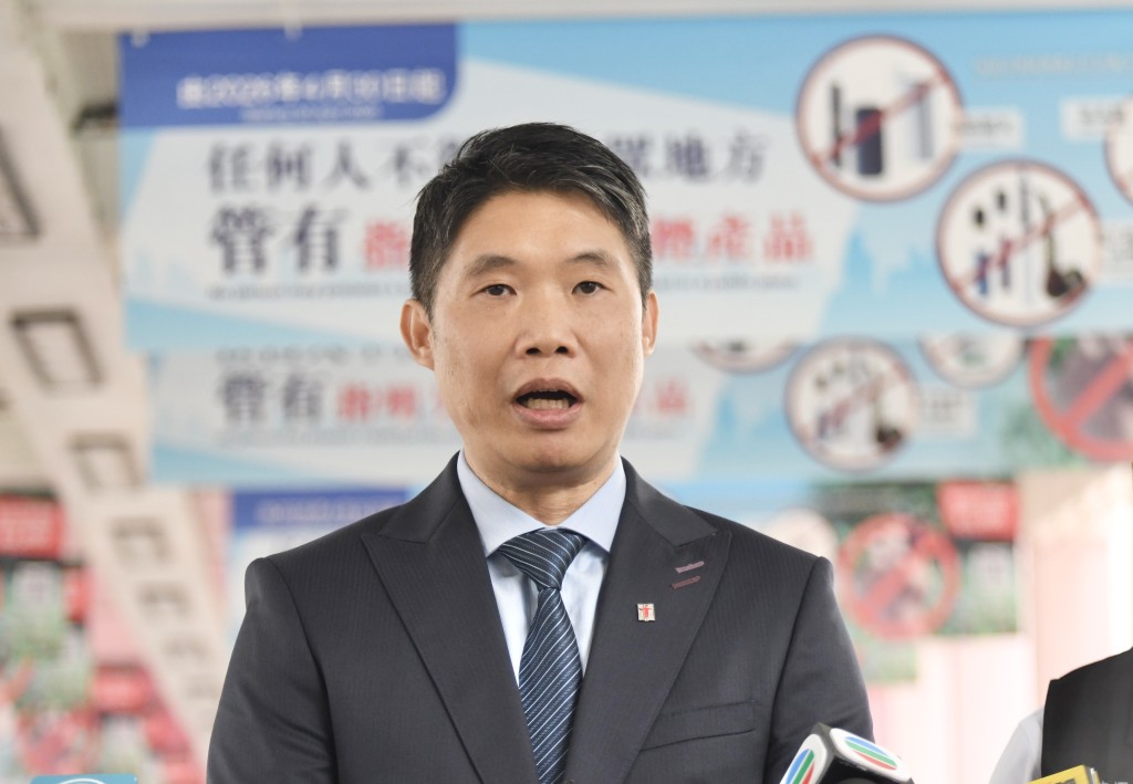 衞生署控煙酒辦主任林民聰。