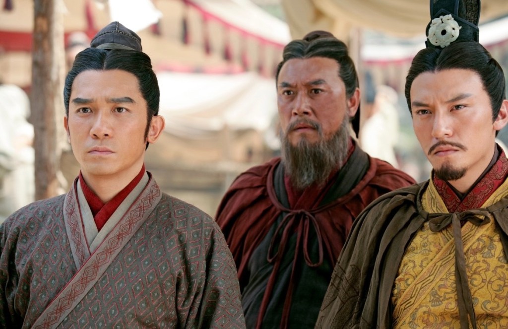 梁朝偉在《赤壁》演周瑜,張震是孫權。 梁朝偉在《赤壁》演周瑜,張震是孫權。