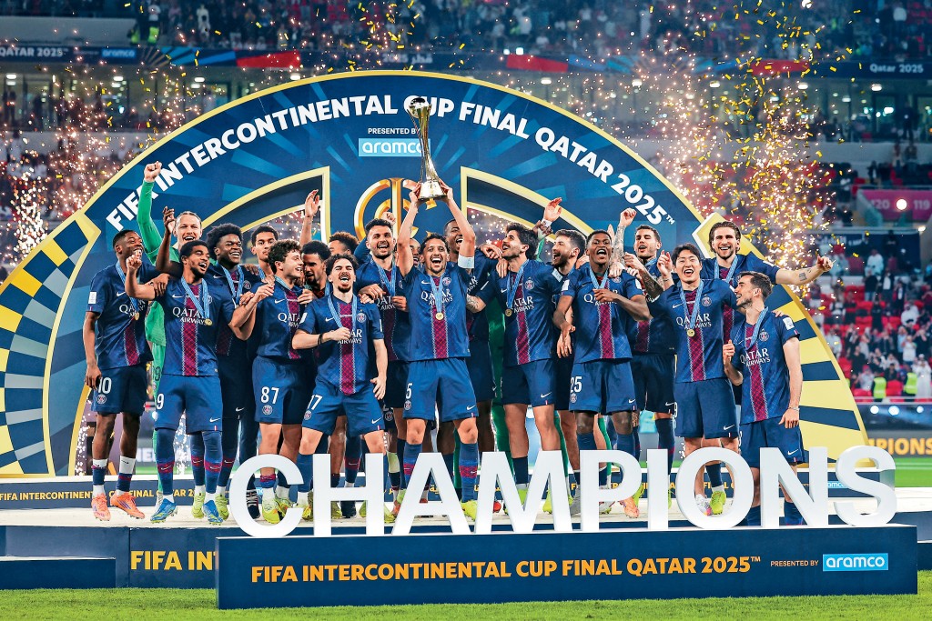 PSG首奪洲際盃，成為歷來第3支年度六冠王。