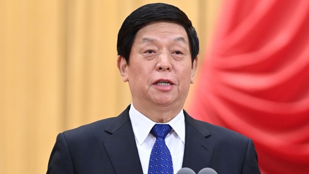栗戰書指人大健全特區憲制及法治秩序。新華社資料圖片