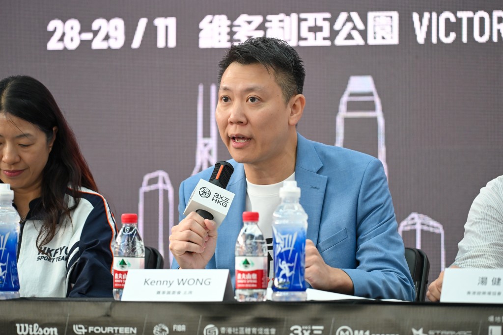 賽事籌委會主席黃耀建。攝影：魏國謙