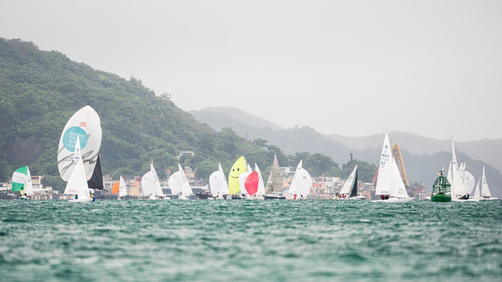 由香港游艇会主办，一连两日的春季帆船赛今日煞科。公关提供图片