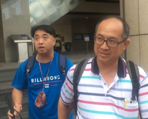 被告陳家樂(左)。梁銘姿攝