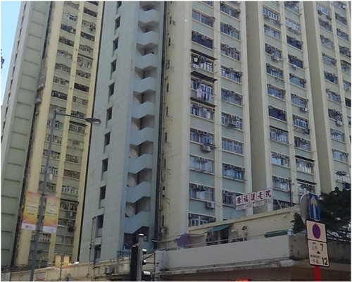 現場是筲箕灣道太安樓。