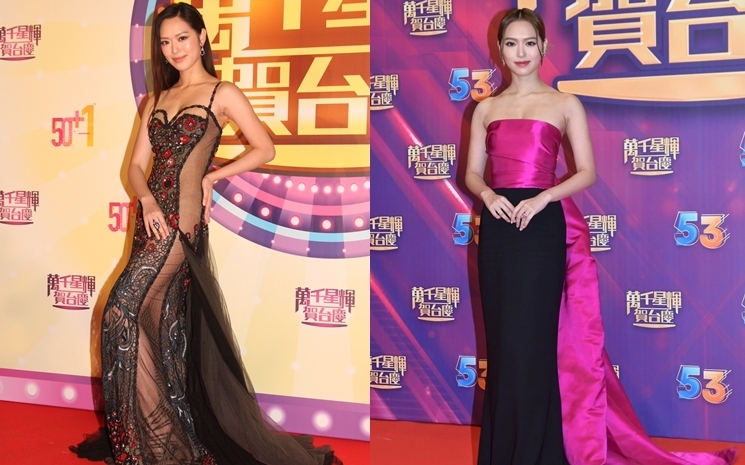 經已上咗位嘅馮盈盈，台慶戰衣唔夠兩年前進取。