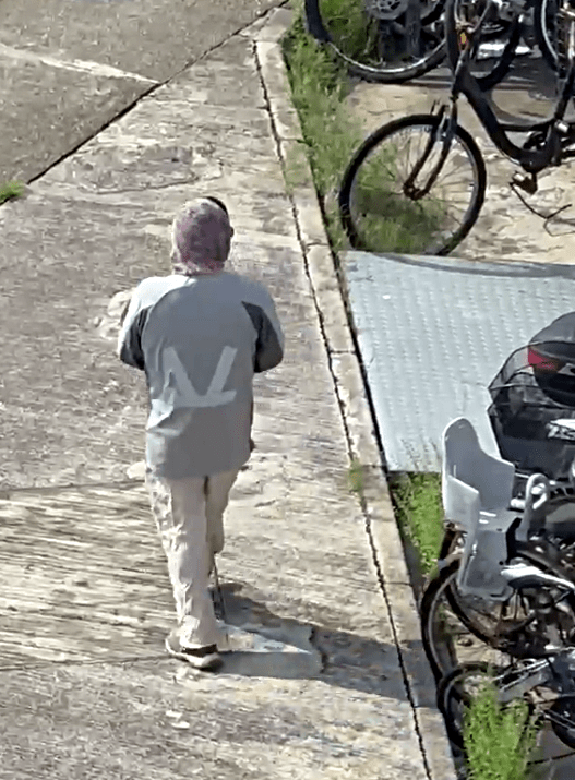 賊人偷單車過程。徐太提供