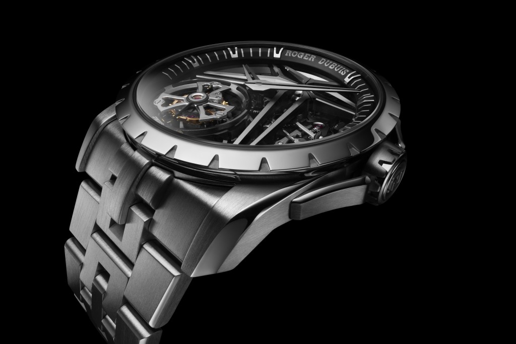 Roger Dubuis Excalibur Titanium Monotourbillon 腕錶。