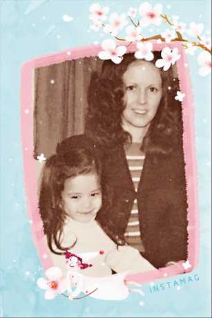 雷怡暉曾上載童年時與母親的合照。