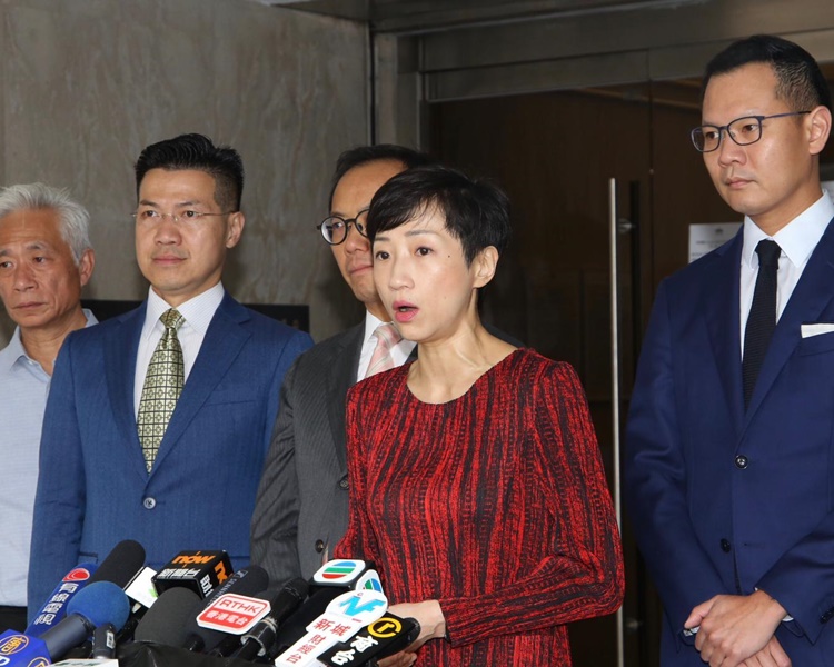 陳淑莊開庭前表示預計案件無論哪方勝出都將上訴至終院。