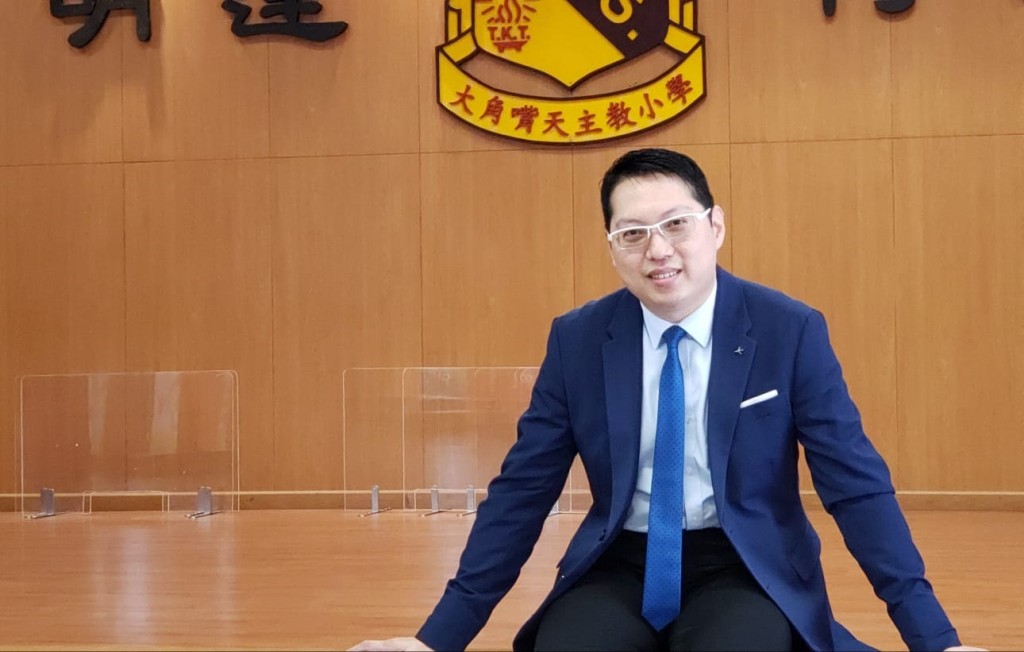 大角嘴天主教小學周德輝校長（圖片來源：受訪學校提供）