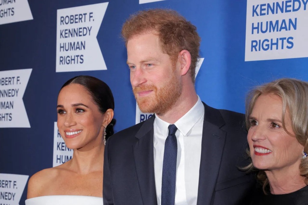 英国王子哈里与妻子梅根12月6日在美国纽约出席人权活动。路透